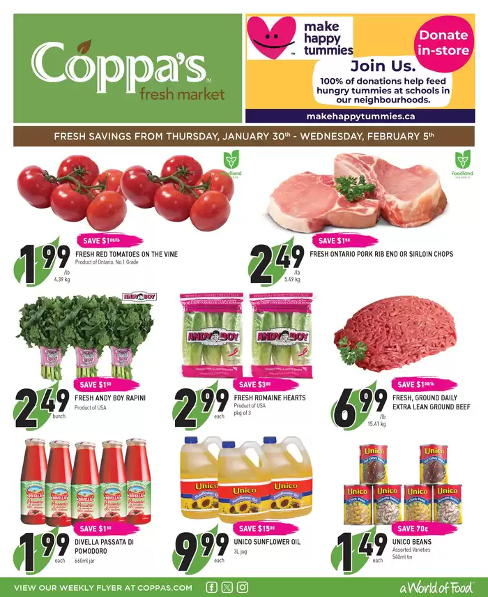 Coppa's catalogue in Richmond Hill | Weekly Deals | 2025-01-30 - 2025-02-05