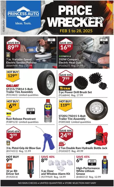 Princess Auto catalogue in Hamilton | Current deals and offers | 2025-02-01 - 2025-02-28