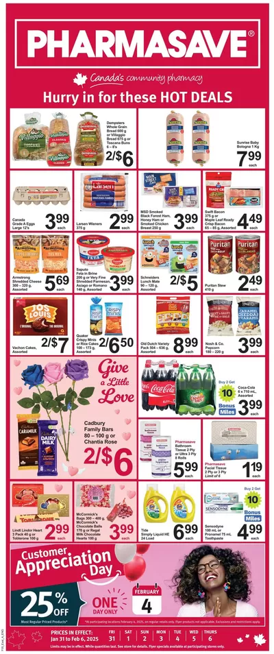 Pharmasave catalogue in Abbotsford | Pharmasave weekly flyer | 2025-01-31 - 2025-02-06