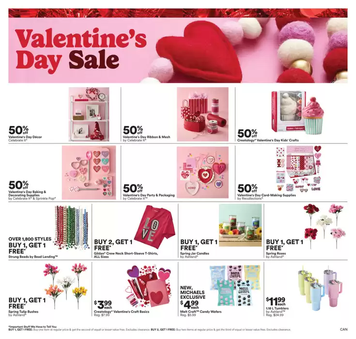 Michaels catalogue in Laval | 1/31 Weekly Ad Canada | 2025-01-31 - 2025-02-06