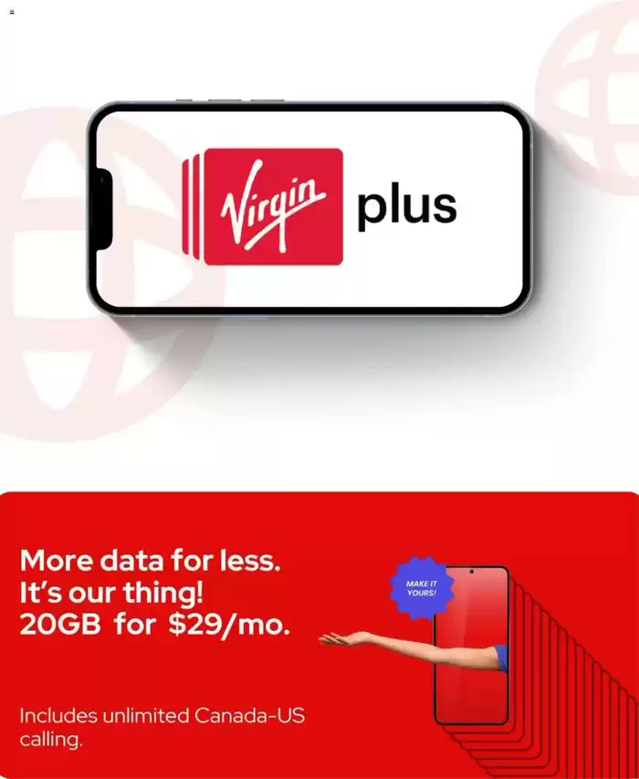 Virgin Mobile catalogue in Vancouver | Current deals and offers | 2025-01-31 - 2025-02-25