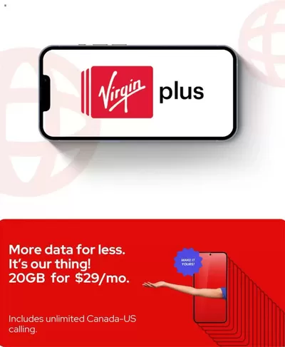 Electronics offers in Vancouver | Current deals and offers in Virgin Mobile | 2025-01-31 - 2025-02-25