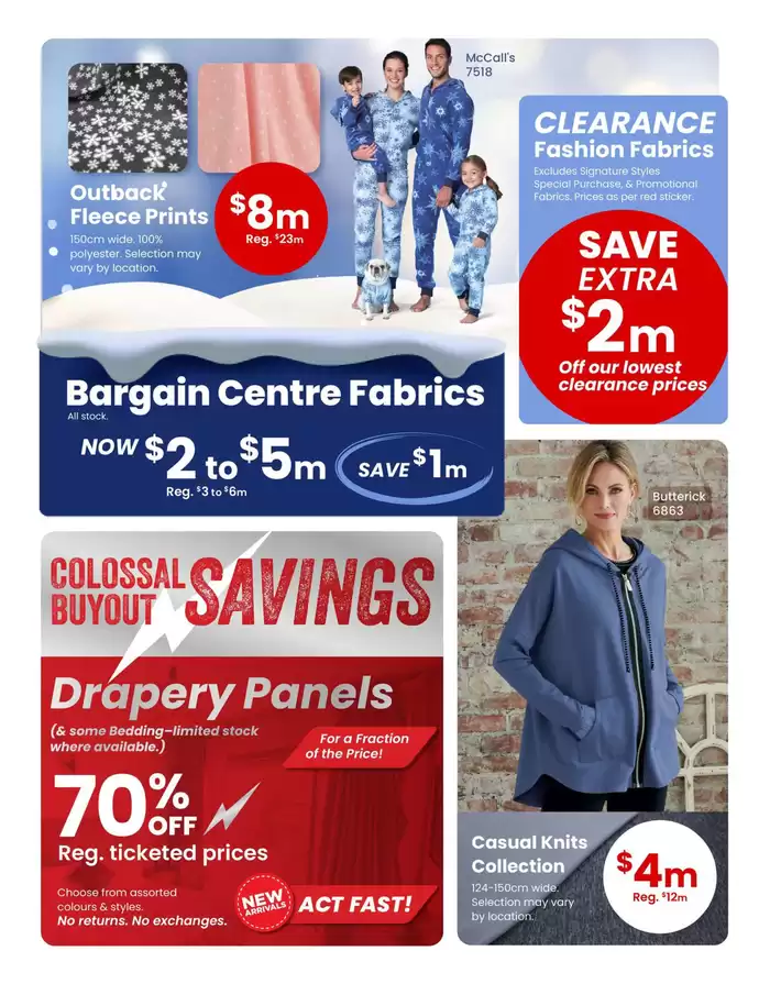 Fabricland catalogue in Edmonton | West Flyer | 2025-02-01 - 2025-02-27