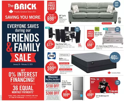 Home & Furniture offers in Vancouver | Top offers for smart savers in The Brick | 2025-01-30 - 2025-02-13