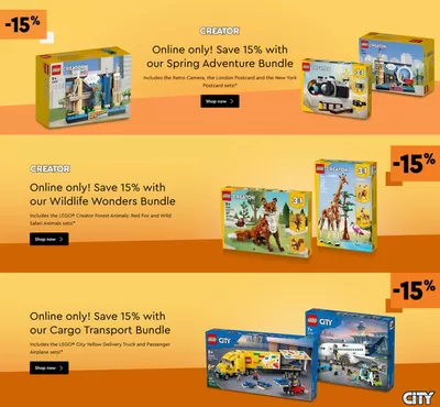 Kids, Toys & Babies offers in Brampton | 15% Off in Lego | 2025-02-03 - 2025-02-17