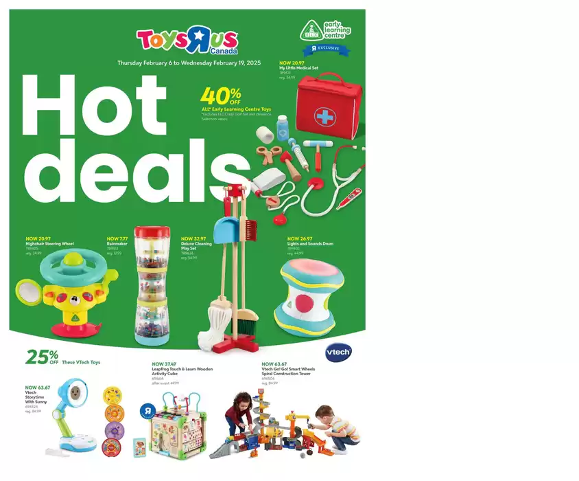 Toys R us catalogue in Winnipeg | Flyer | 2025-02-06 - 2025-02-19