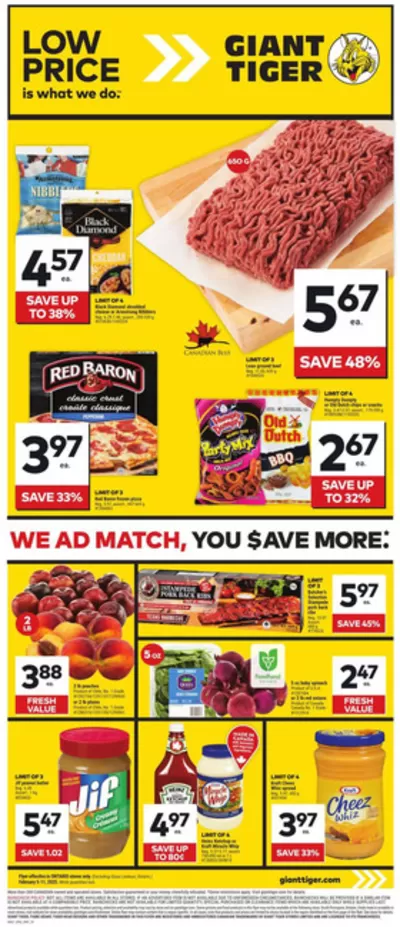 Grocery offers in Markham | Great offer for all customers in Giant Tiger | 2025-02-05 - 2025-02-11