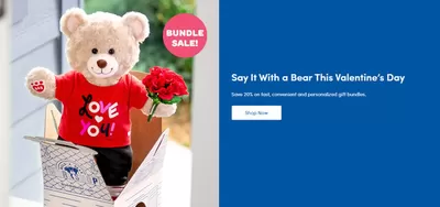 Kids, Toys & Babies offers in Brampton | Bundle Sale! in Build a Bear | 2025-02-04 - 2025-02-18