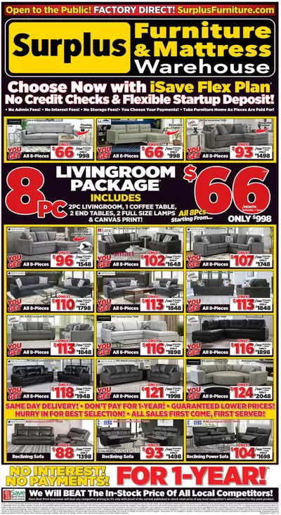 Surplus Furniture catalogue in Thunder Bay | Weekly Specials | 2025-02-04 - 2025-02-23