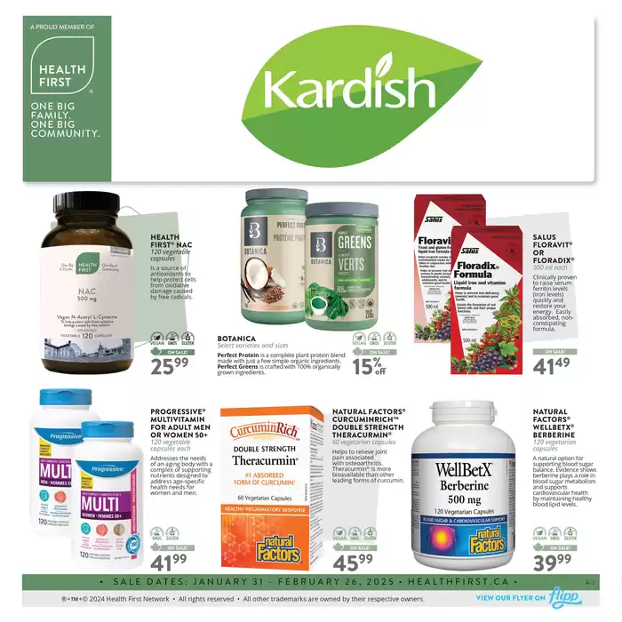 Kardish catalogue in Kanata | Current deals and offers | 2025-02-04 - 2025-02-26