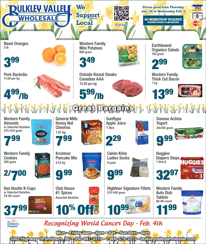 Bulkley Valley Wholesale catalogue in Smithers | Weekly Specials | 2025-02-04 - 2025-02-05