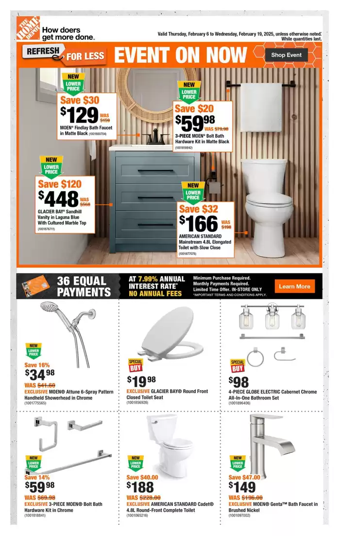 Home Depot catalogue in Regina | Great offer for all customers | 2025-02-06 - 2025-02-19