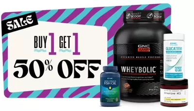 Pharmacy & Beauty offers in Vernon | Buy 1 Get 1 50% Off in GNC | 2025-02-05 - 2025-02-19