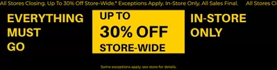 Clothing, Shoes & Accessories offers in Sault Ste. Marie | Up To 30% Off in Peavey Mart | 2025-02-05 - 2025-02-19