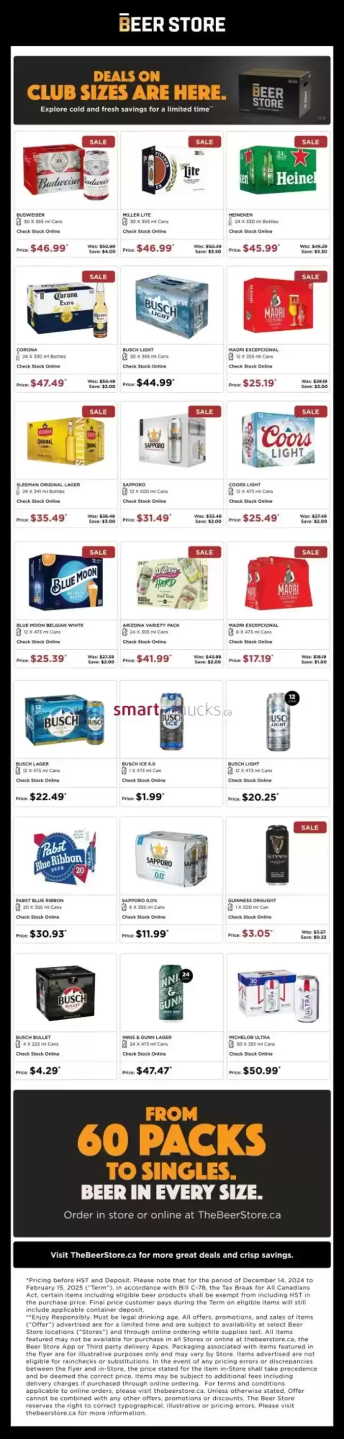 The Beer Store catalogue in Peterborough | Current deals and offers | 2025-02-05 - 2025-02-19