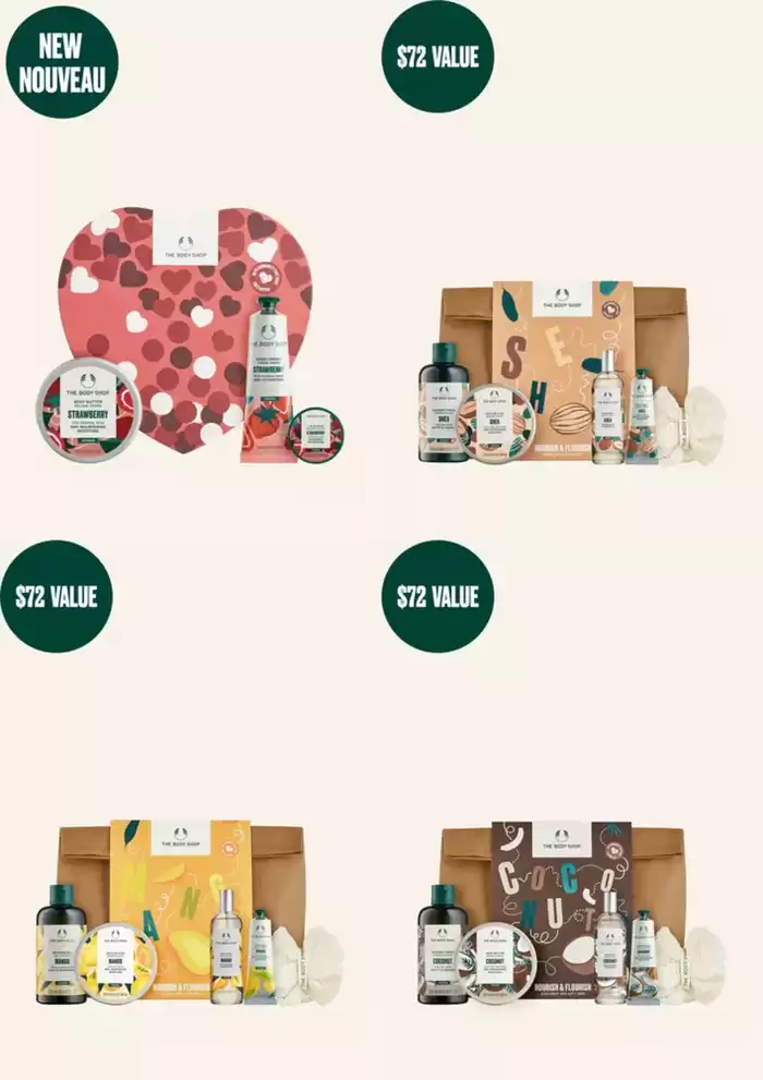 The Body Shop catalogue in Vancouver | New Nouveau Gifts | 2025-02-06 - 2025-02-20