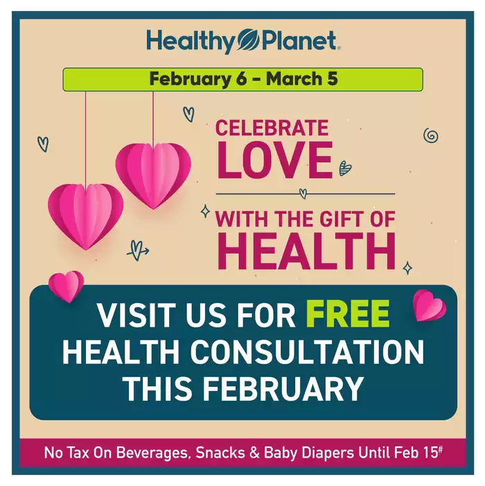 Healthy Planet catalogue in Markham | Celebrate Love! | 2025-02-06 - 2025-03-05