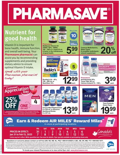 Pharmacy & Beauty offers in High Level | Current deals and offers in Pharmasave | 2025-01-31 - 2025-02-13