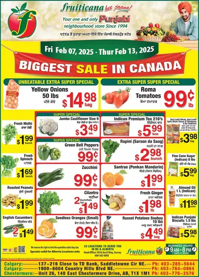 Fruiticana catalogue in Coquitlam | Fruiticana flyer | 2025-02-08 - 2025-02-22