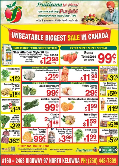 Fruiticana catalogue in Edmonton | Wide range of offers | 2025-02-08 - 2025-02-22