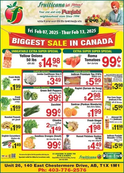 Fruiticana catalogue in Coquitlam | Our best offers for you | 2025-02-08 - 2025-02-22