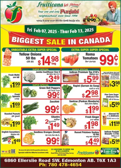 Fruiticana catalogue in Edmonton | Exclusive deals for our customers | 2025-02-08 - 2025-02-22