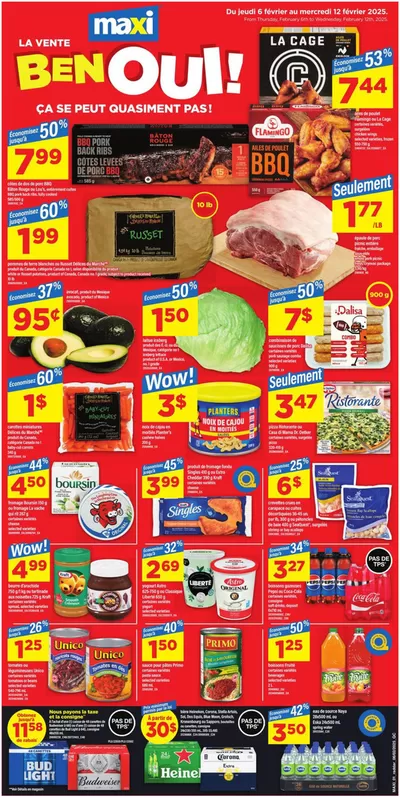 Maxi catalogue in Châteauguay | Weekly Flyer -Hybris | 2025-02-06 - 2025-02-12