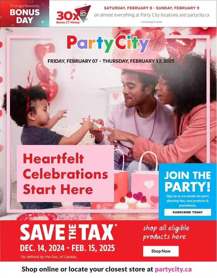 Party City catalogue in St. Catharines | Heartfelt Celebrations Start Here | 2025-02-10 - 2025-02-13