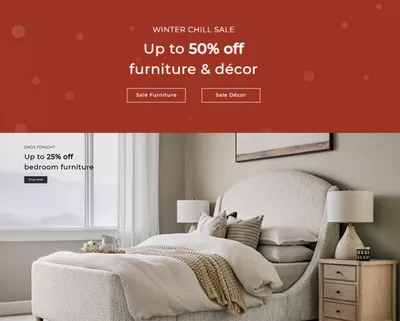 Home & Furniture offers in Pense | Up To 50% Off in Urban Barn | 2025-02-10 - 2025-02-24