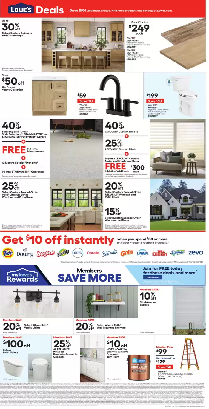 Lowe's catalogue in Balzac | Lowe's Deals | 2025-02-10 - 2025-02-19