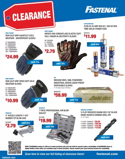 Fastenal catalogue in Woodstock | Fastenal Clearance | 2025-02-10 - 2025-02-28