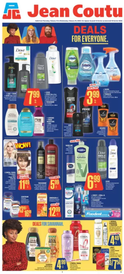 Pharmacy & Beauty offers in Danville | Current bargains and offers in Jean Coutu | 2025-02-13 - 2025-02-19