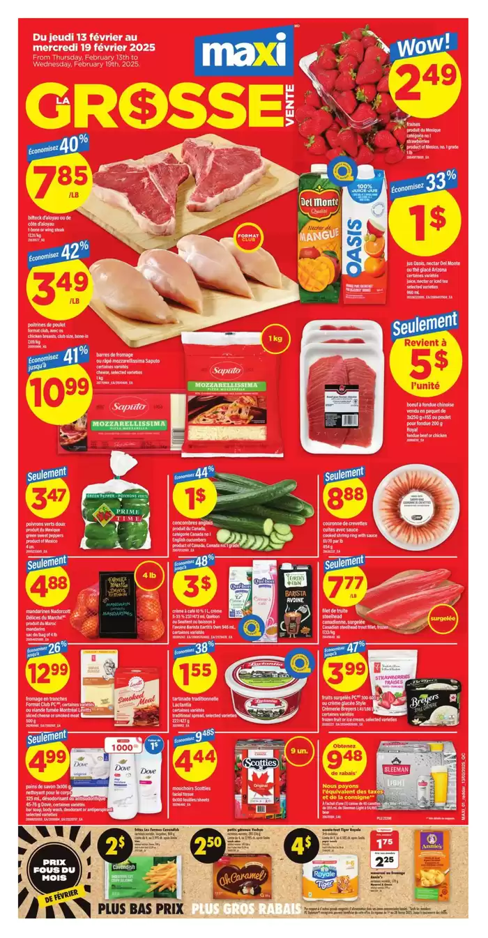 Maxi catalogue in Châteauguay | Weekly Flyer -Hybris | 2025-02-13 - 2025-02-19