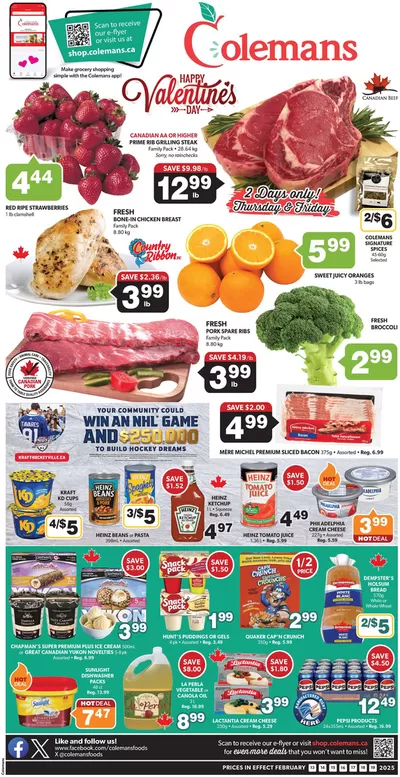 Grocery offers in Deer Lake | Top deals for all customers in Coleman's | 2025-02-13 - 2025-02-19