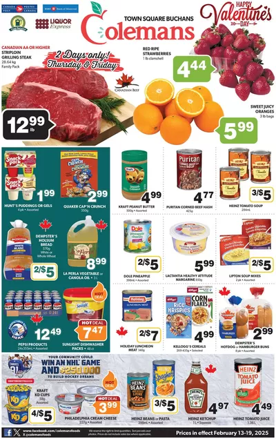 Grocery offers in Deer Lake | Our best deals for you in Coleman's | 2025-02-13 - 2025-02-19