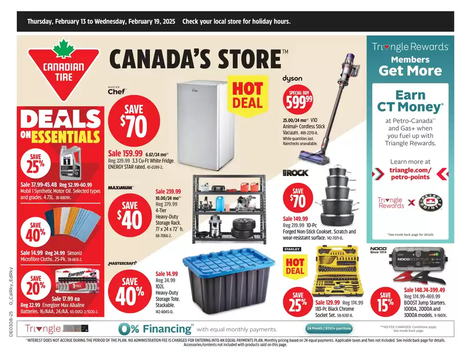 Canadian Tire catalogue in High Level | Current bargains and offers | 2025-02-13 - 2025-02-19