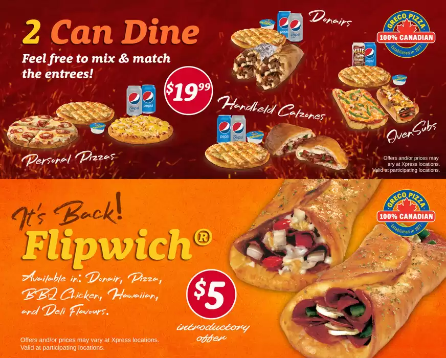 Greco Pizza catalogue in Borden-Carleton | Amazing Discounts | 2025-02-11 - 2025-02-25