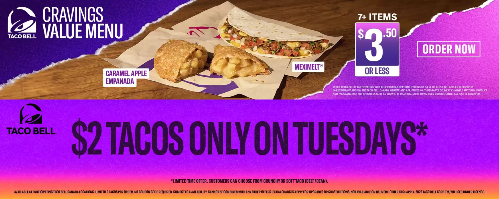 Taco Bell catalogue in Spruce Grove | Amazing Deals | 2025-02-11 - 2025-02-25