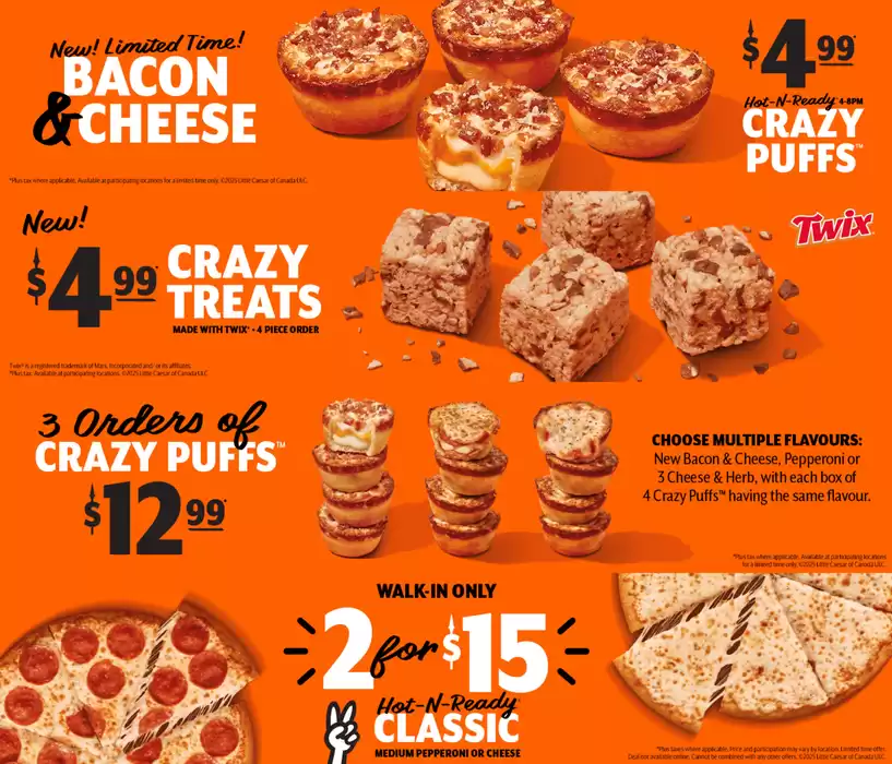 Little Caesars catalogue in Bowmanville | Weekly Specials | 2025-02-11 - 2025-02-25