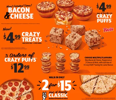 Restaurants offers in Scarborough | Weekly Specials in Little Caesars | 2025-02-11 - 2025-02-25