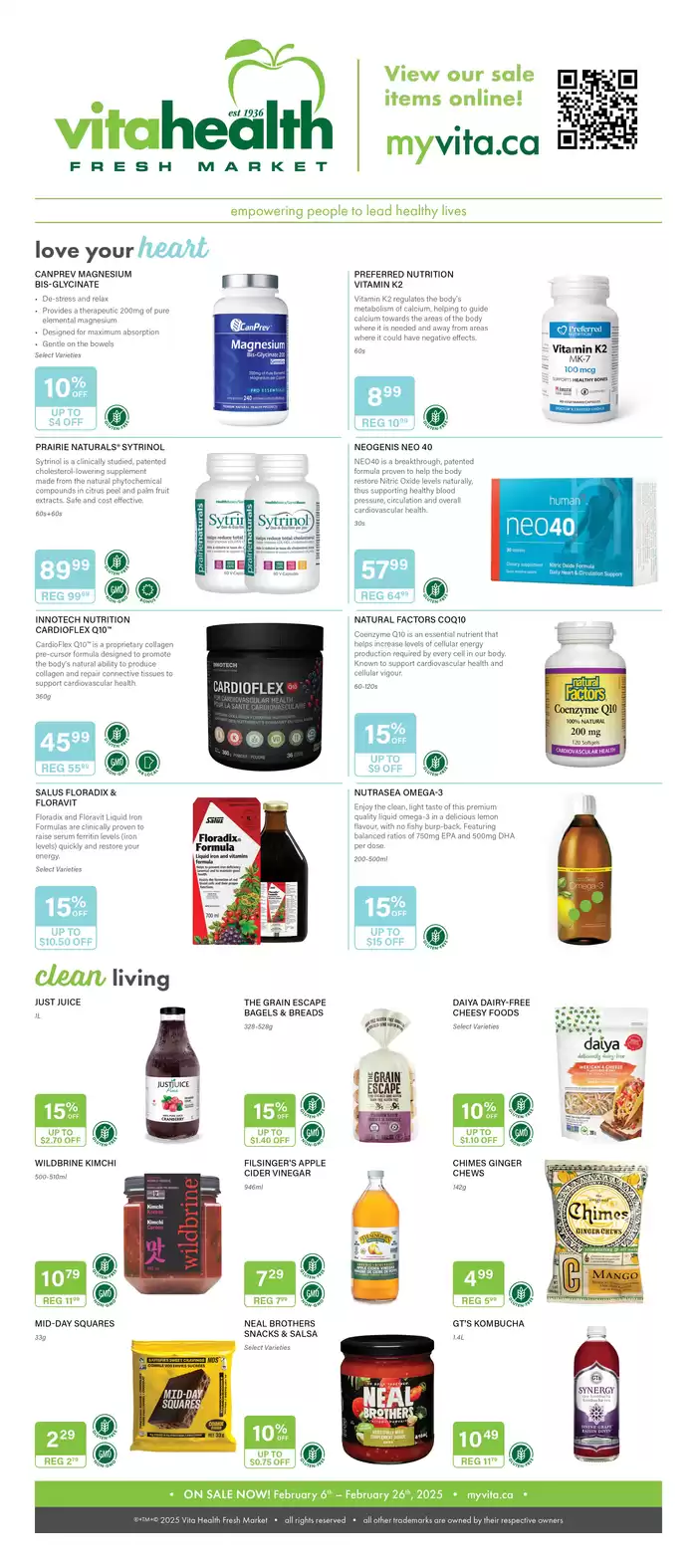 Vita Health catalogue in Winnipeg | Love Your Heart | 2025-02-11 - 2025-02-26