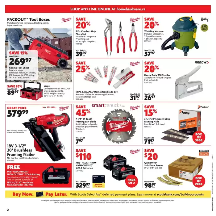 Home Hardware catalogue in La Crête | Home Hardware weekly flyer | 2025-02-13 - 2025-02-26