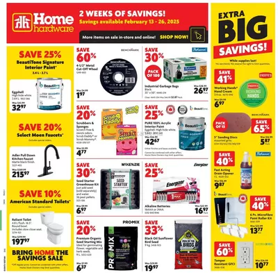 Home Hardware catalogue in New Tecumseth | Exclusive deals and bargains | 2025-02-13 - 2025-02-26