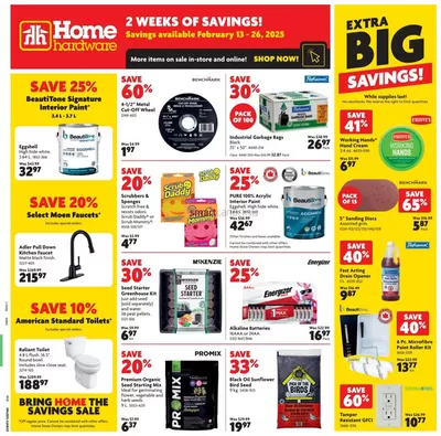 Home Hardware catalogue in New Tecumseth | Our best deals for you | 2025-02-13 - 2025-02-26