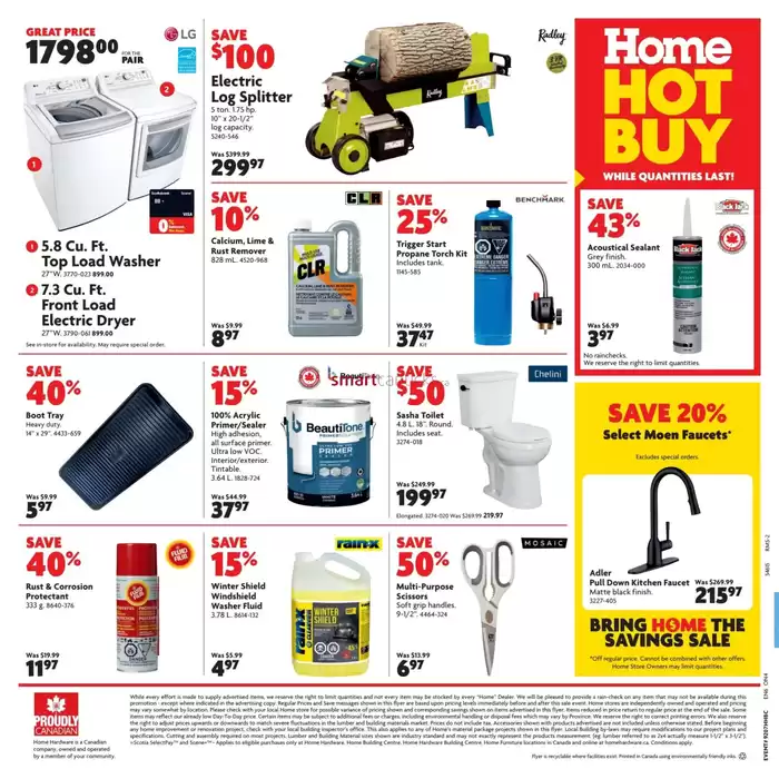 Home Hardware catalogue in New Tecumseth | Current bargains and offers | 2025-02-13 - 2025-02-26