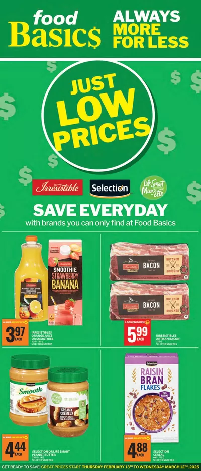 Food Basics catalogue in Bolton | Our best offers for you | 2025-02-13 - 2025-02-19