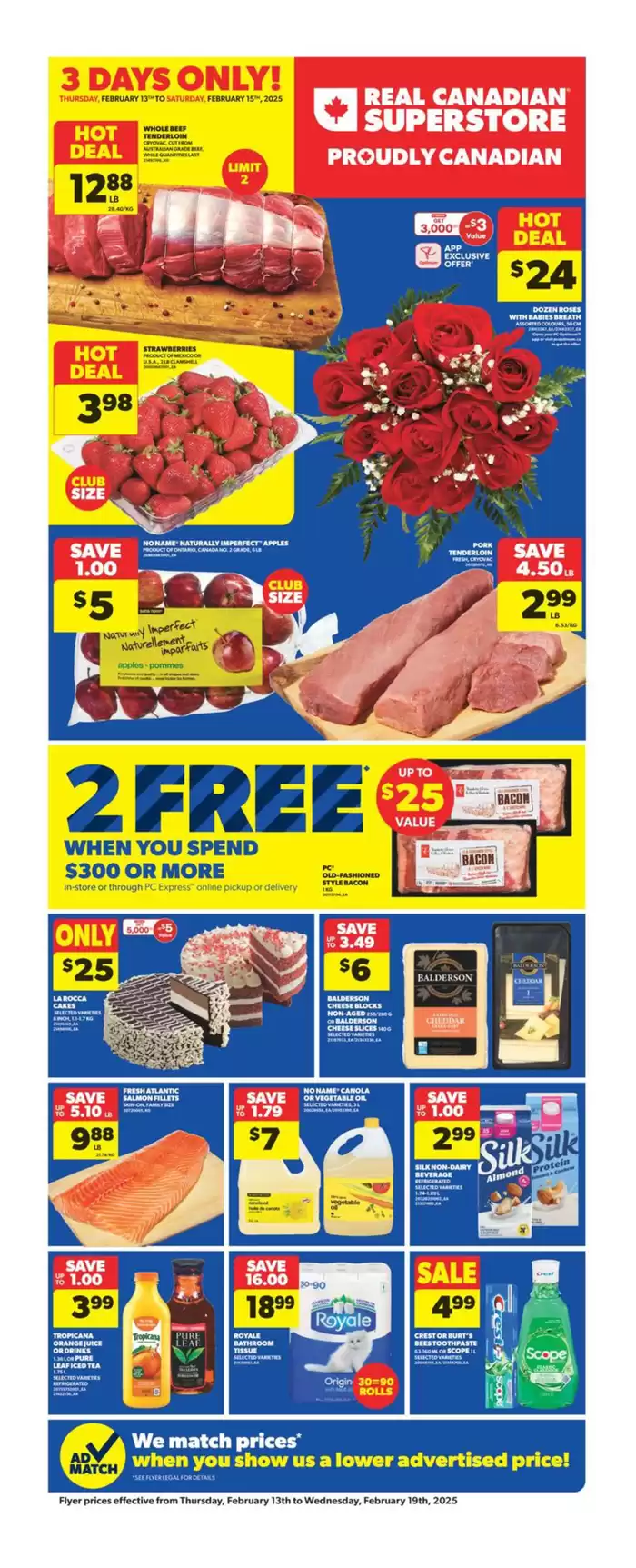 Real Canadian Superstore catalogue in Brampton | Great offer for all customers | 2025-02-13 - 2025-02-19