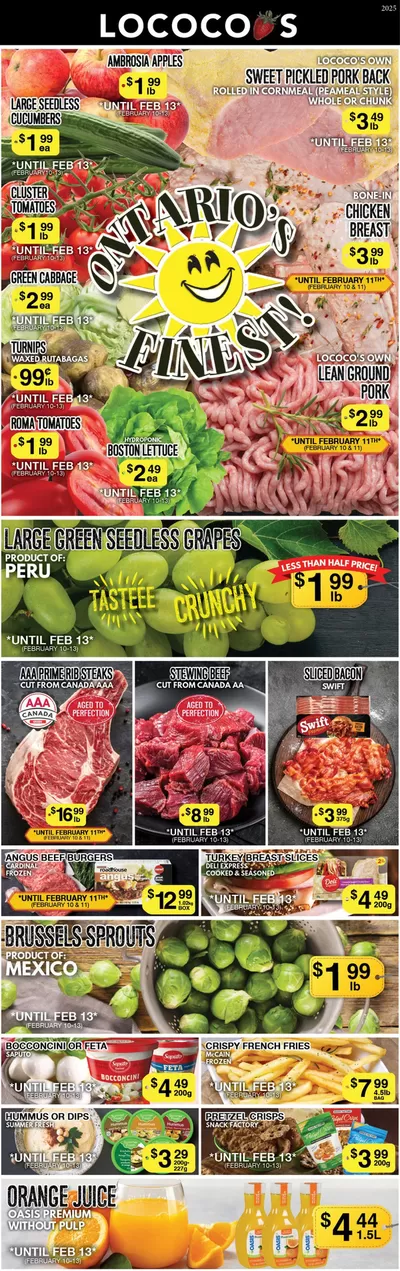 Lococos catalogue in Niagara Falls | Great offer for bargain hunters | 2025-02-12 - 2025-02-26