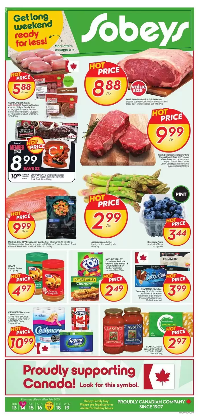 Sobeys catalogue in Toronto | Sobeys Weekly ad | 2025-02-13 - 2025-02-19