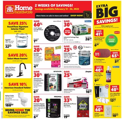 Garden & DIY offers in Saint Albert | Our best bargains in Home Hardware | 2025-02-13 - 2025-02-26